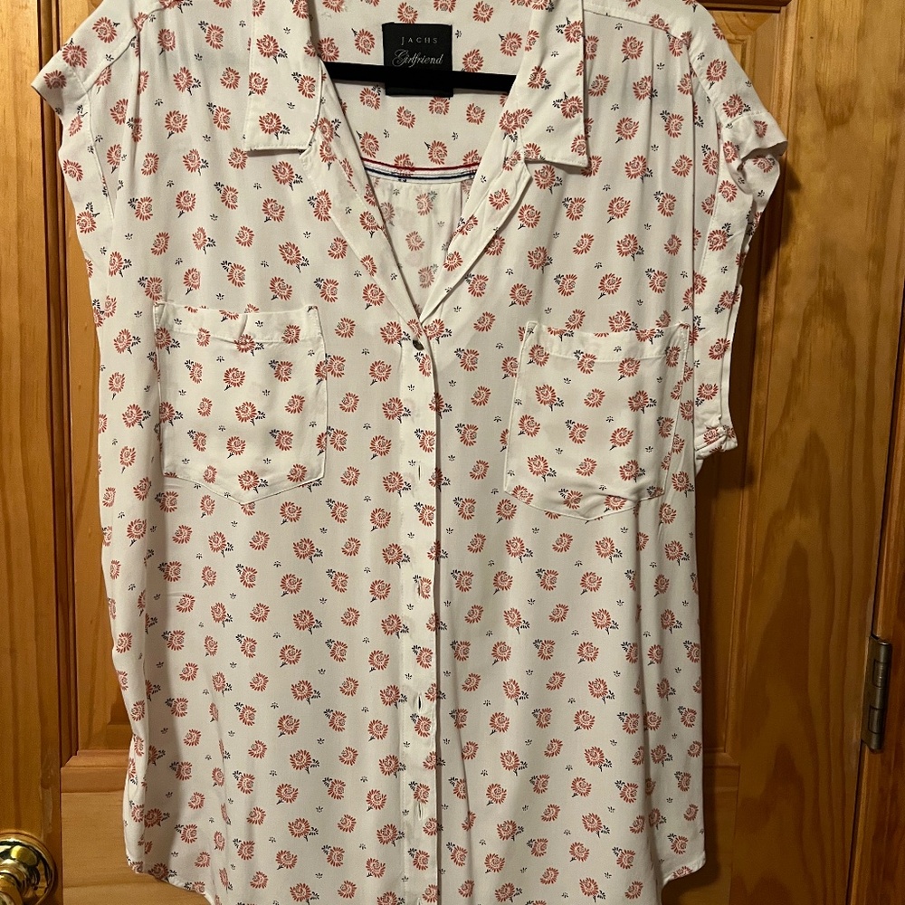 Jachs girlfriend sleeveless top size xl